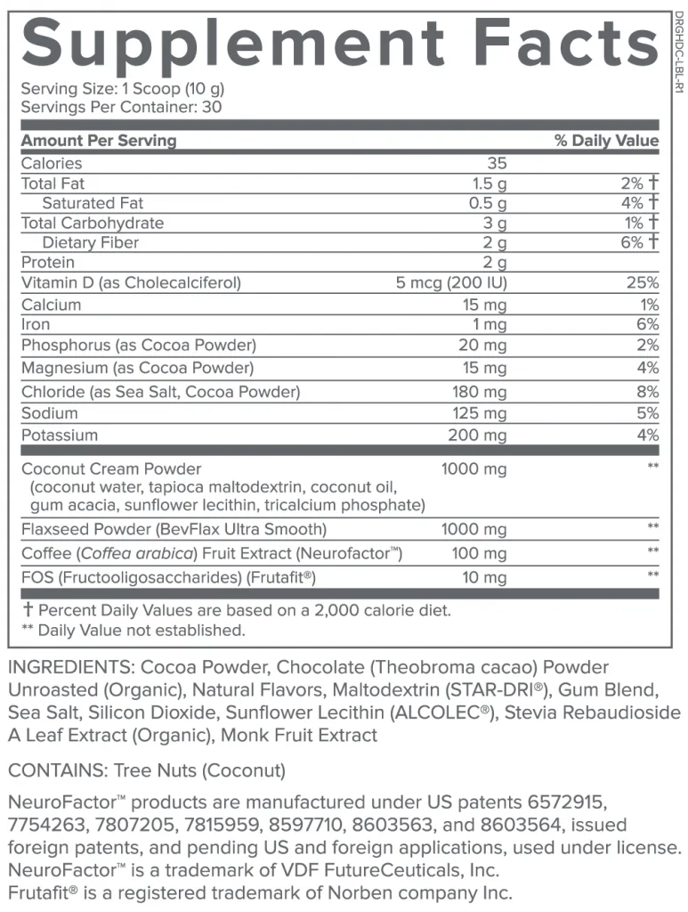 Gundry MD Heart Defense Ingredients