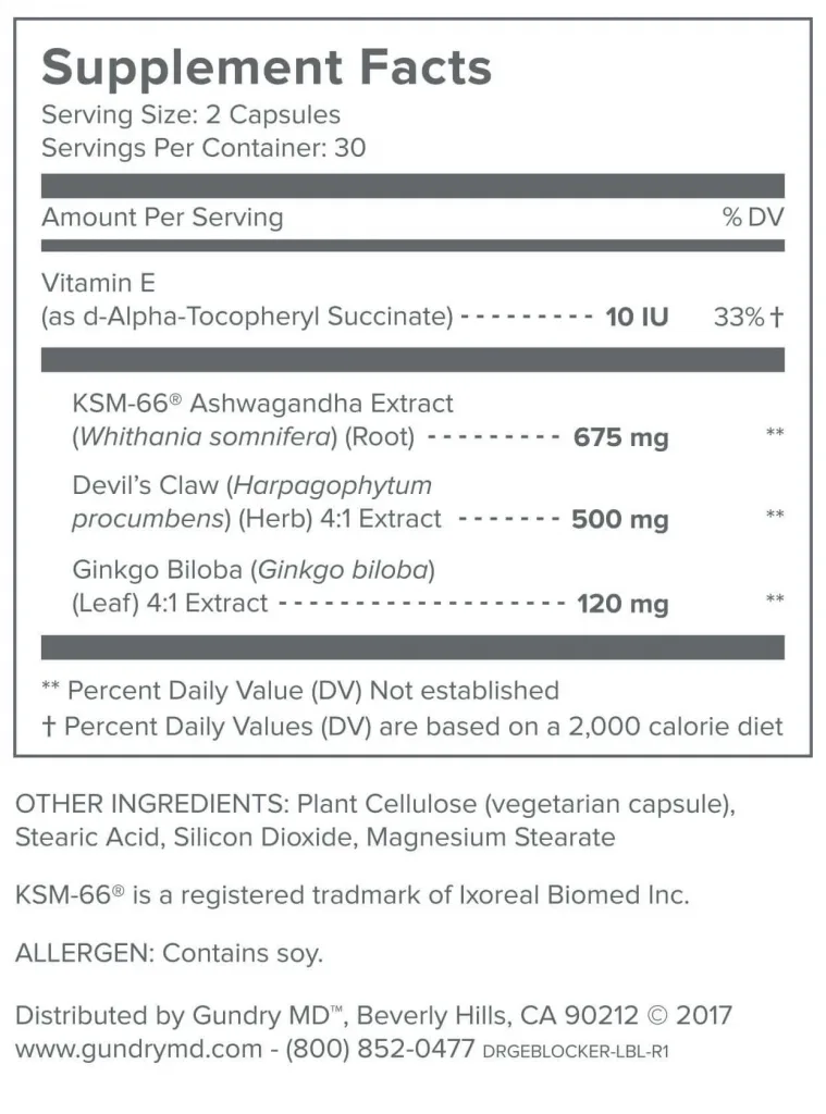 Gundry MD E-Balance Ingredients